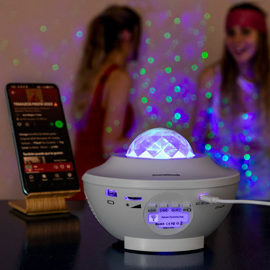 LED- und Laser-Sternenprojektor mit Lautsprecher Sedlay InnovaGoods - Shop Hammer 