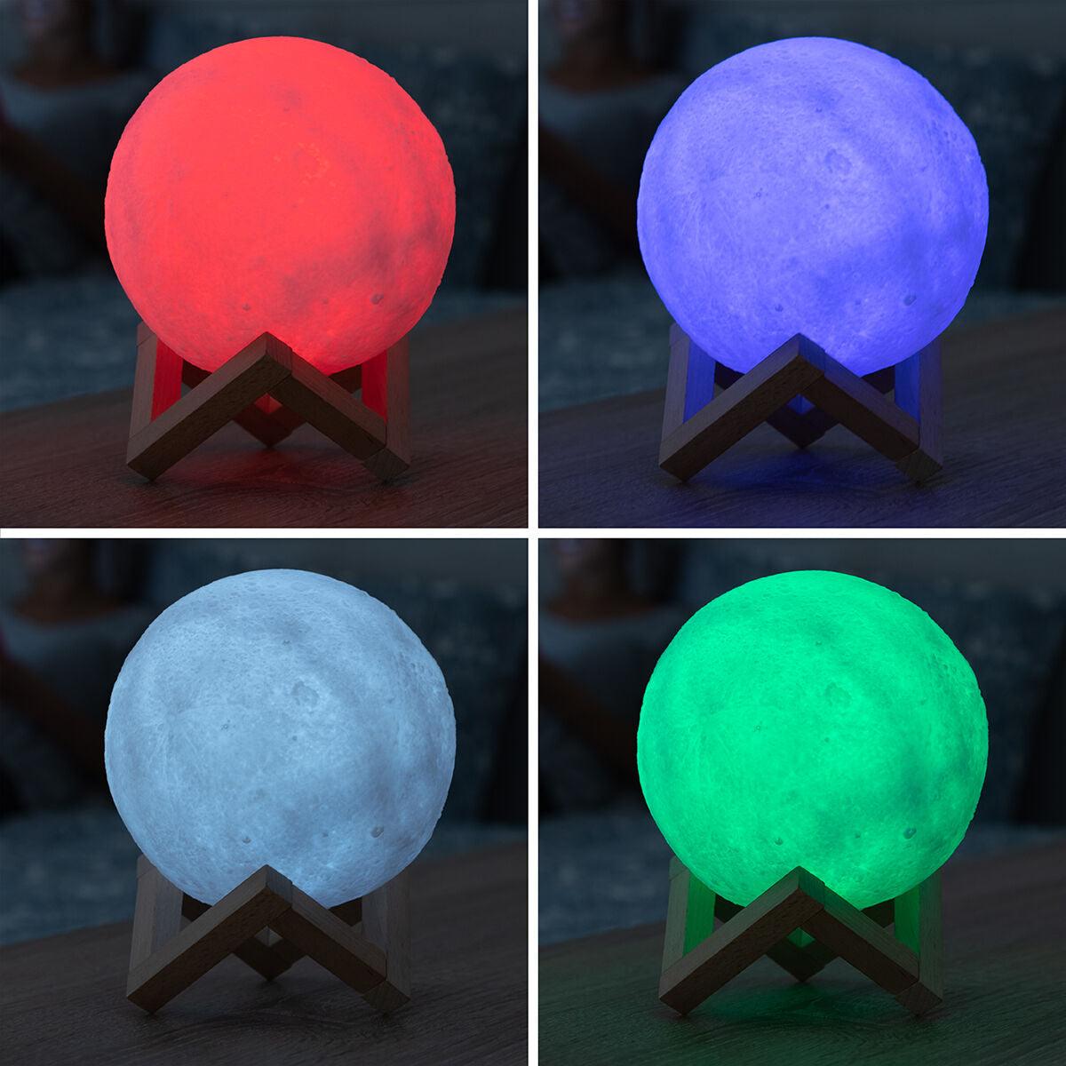 Wiederaufladbare LED Lampe Mond Moondy InnovaGoods