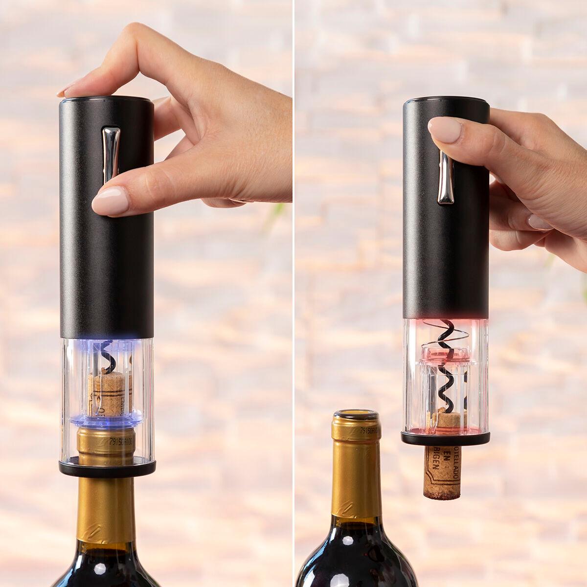 Elektrischer Wiederaufladbarer Korkenzieher mit Zubehör für Wein Corklux InnovaGoods - Shop Hammer 