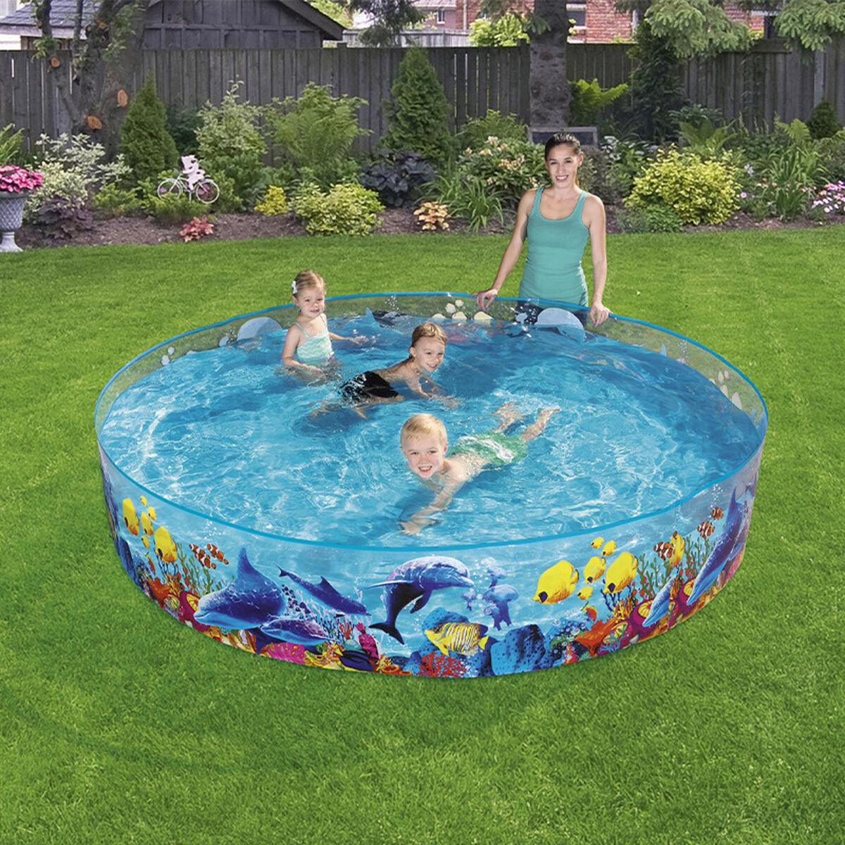 Bestway Starre Kinder-PVC-Pool Marina 244x46 cm +3 Jahre Garten 55031 - Shop Hammer 