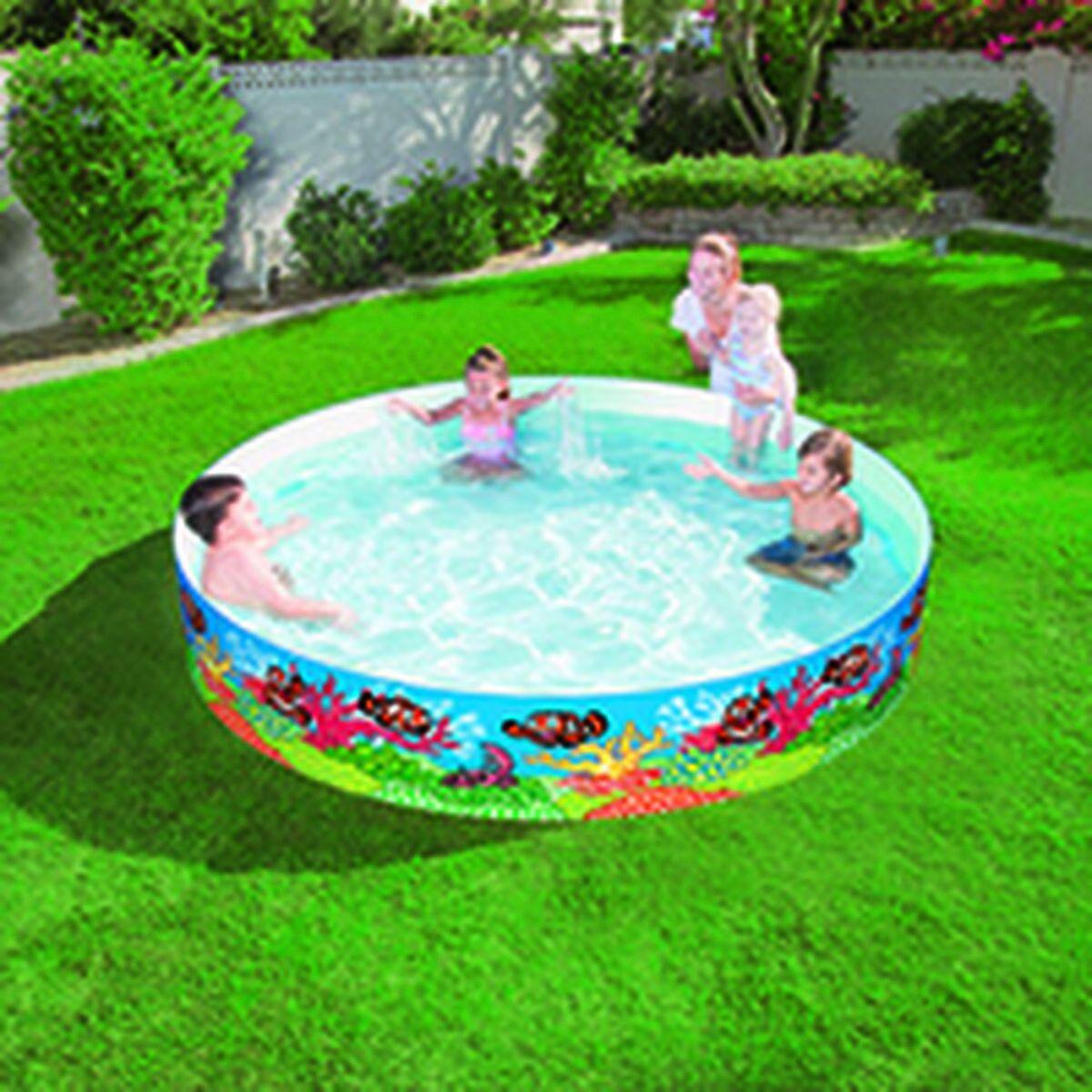 Bestway Starre Kinder-PVC-Pool Marina 244x46 cm +3 Jahre Garten 55031 - Shop Hammer 