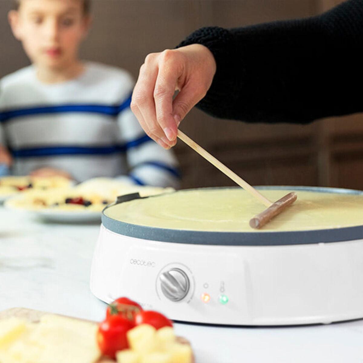 Crêpes-Maker Cecotec Fun Crepestone Twin 1200W Weiß - Shop Hammer 