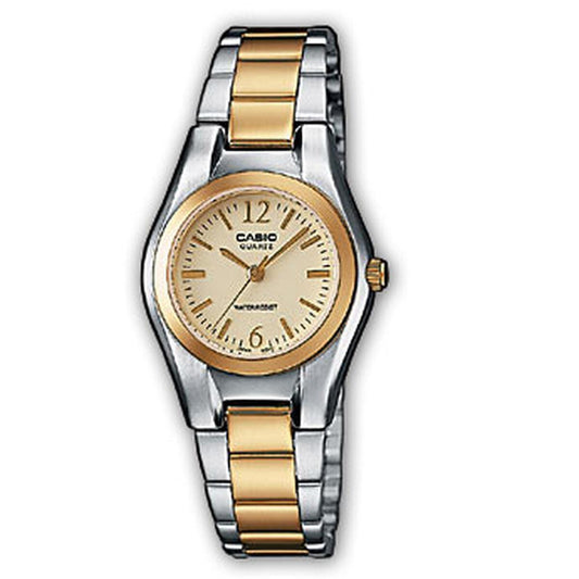 Herrenuhr Casio LTP-1280SG-9AEF Gold Silberfarben - Shop Hammer 