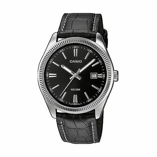 Herrenuhr Casio MTP-1302PL-1AVEF Schwarz - Shop Hammer 