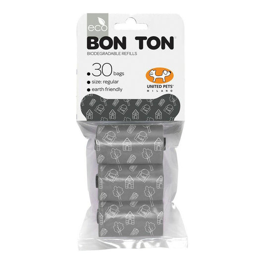 Hygienebeutel United Pets Bon Ton Regular Hund Grau (3 x 10 uds) - Shop Hammer 