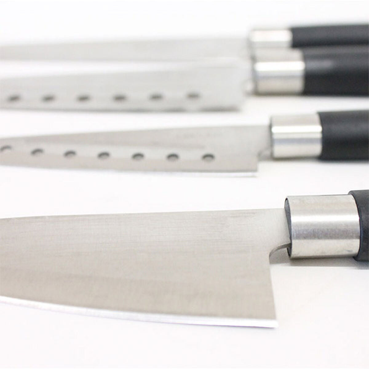 Messerset Cecotec Santoku Schwarz Edelstahl Carbonfaser (4 pcs) - Shop Hammer 