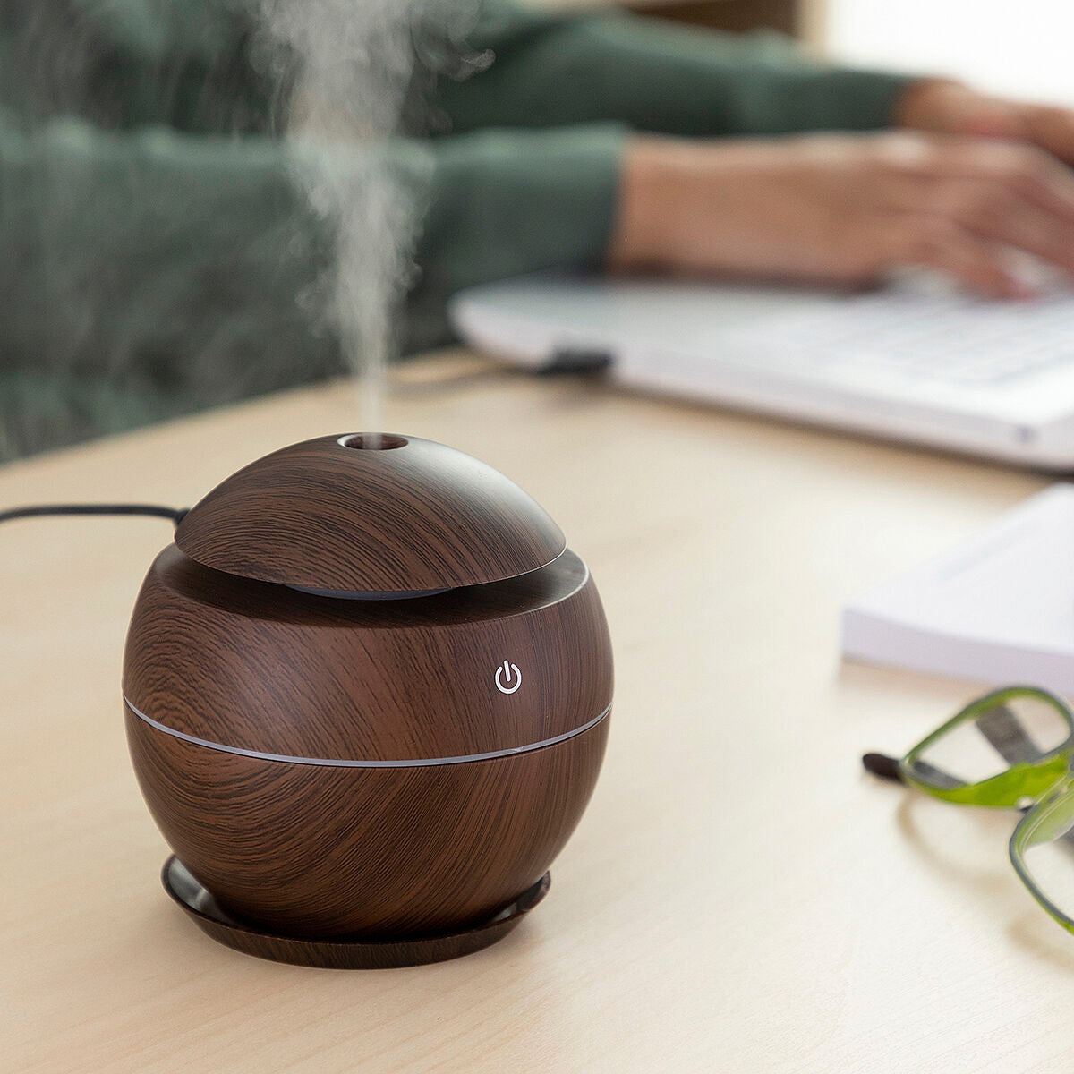 Mini-Humidor Aroma-Diffusor Dark Walnut InnovaGoods - Shop Hammer 