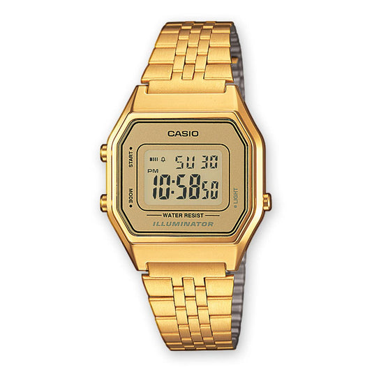 Unisex-Uhr Casio LA680WEGA-9ER Gold - Shop Hammer 