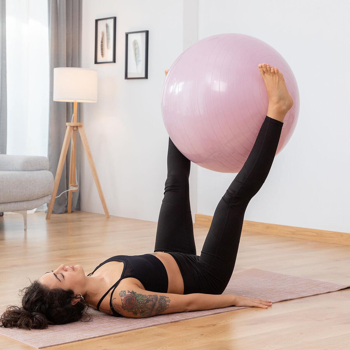 Yoga-Ball mit Stabilitätsring und Widerstandsbändern Ashtanball InnovaGoods - Shop Hammer 