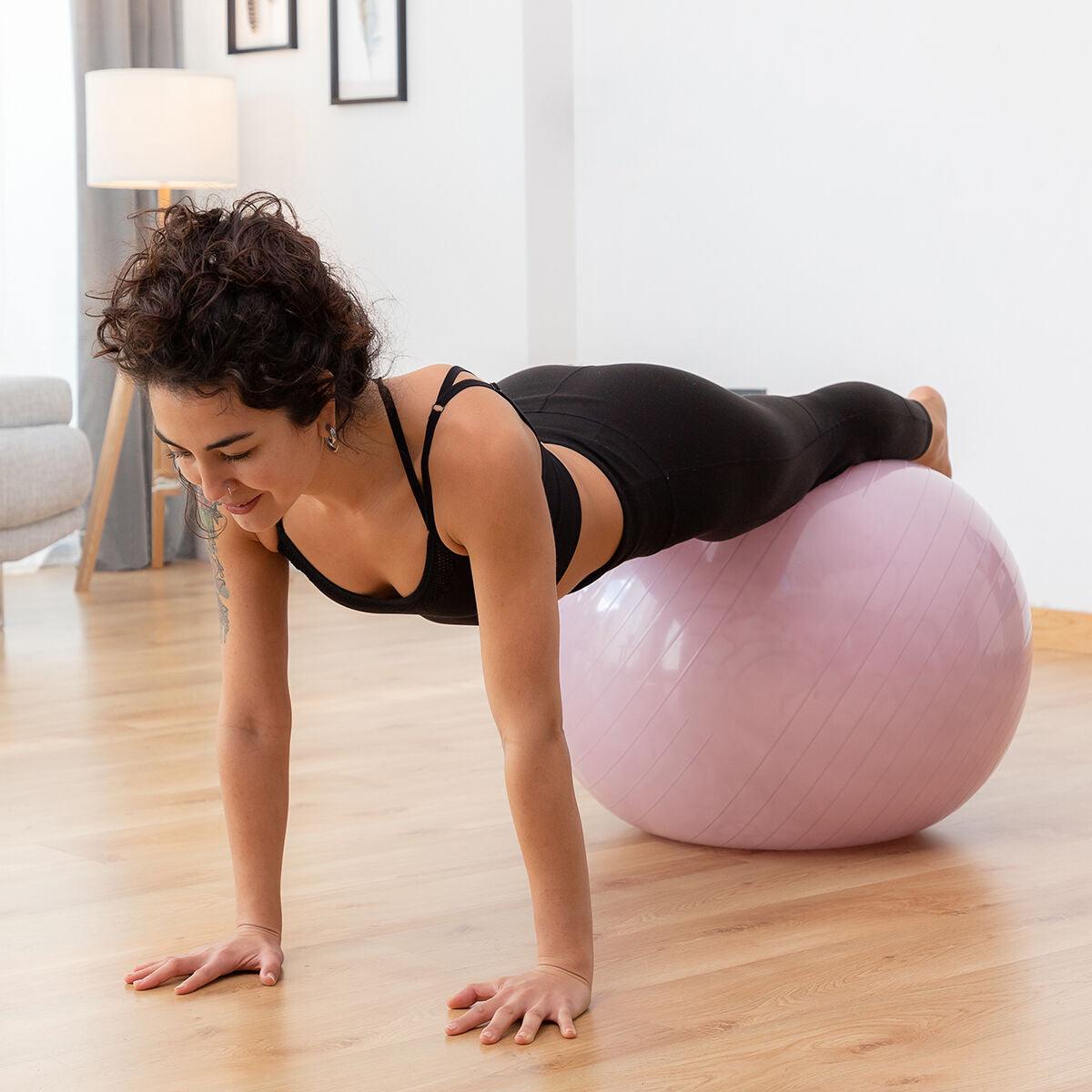 Yoga-Ball mit Stabilitätsring und Widerstandsbändern Ashtanball InnovaGoods - Shop Hammer 