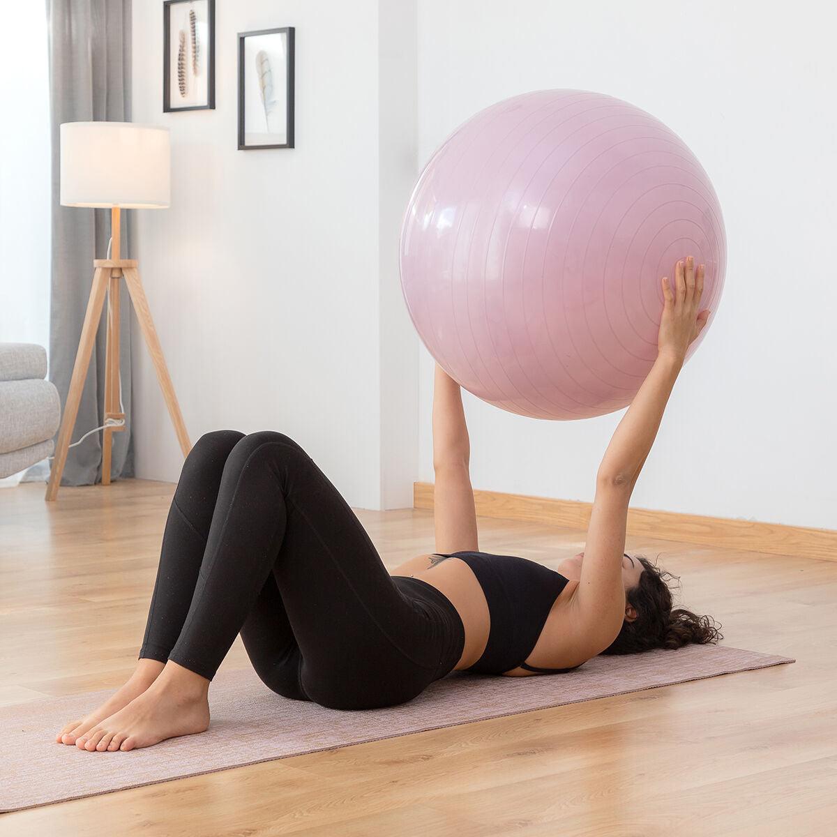 Yoga-Ball mit Stabilitätsring und Widerstandsbändern Ashtanball InnovaGoods - Shop Hammer 